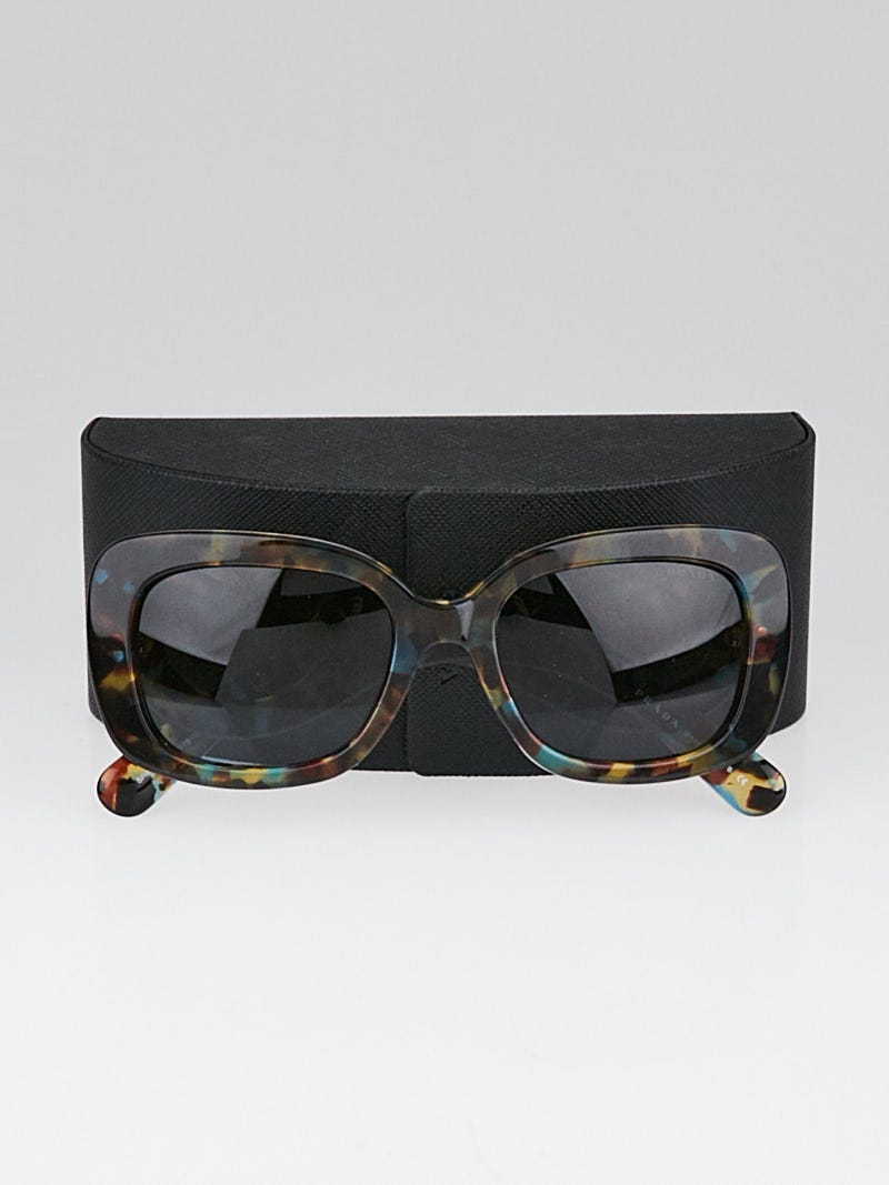 Prada Tortoise Shell Square Frame Baroque Sunglasses
