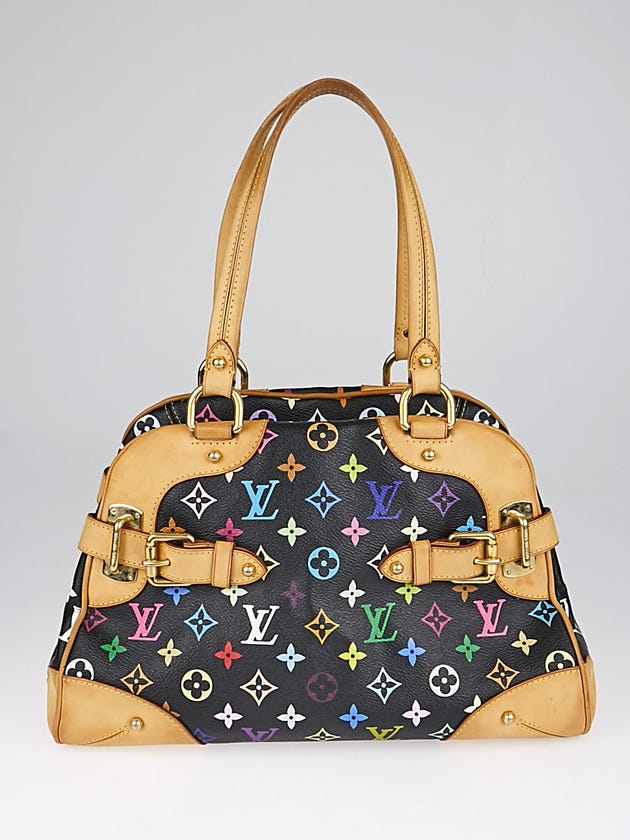 Louis Vuitton Black Monogram Multicolore Claudia Bag