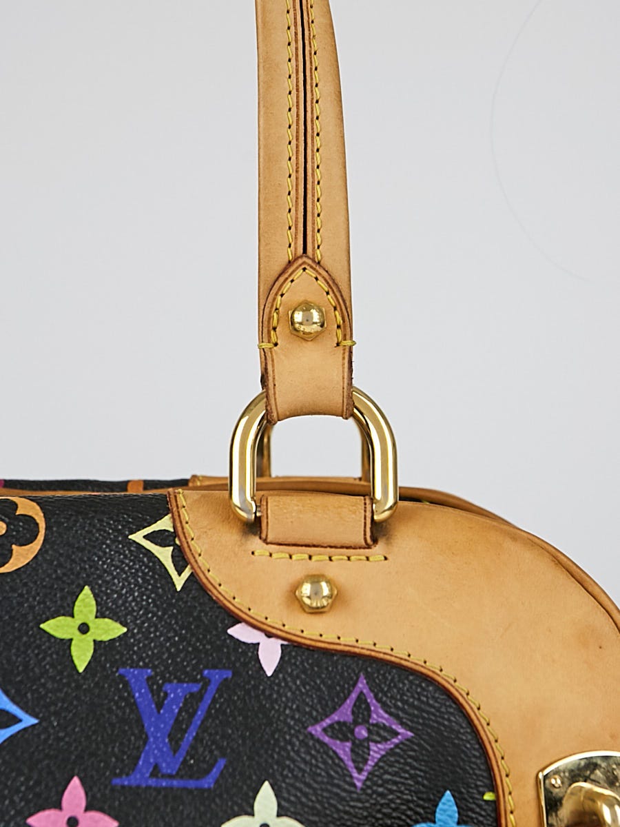 Louis Vuitton Black Monogram Multicolore Claudia Bag - Yoogi's Closet