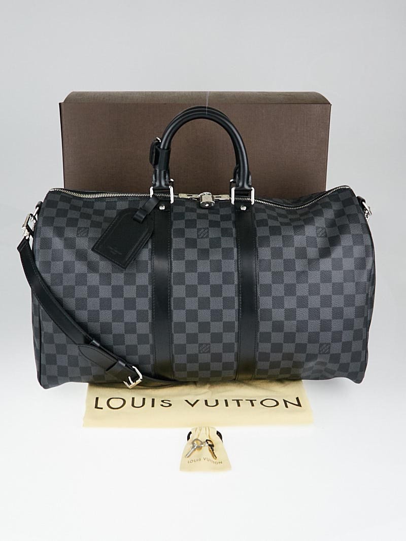 Louis Vuitton Keepall Bandouliere Bag Damier 45 Auction