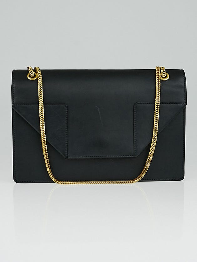 Yves Saint Laurent Black Leather Medium Betty Flap Bag