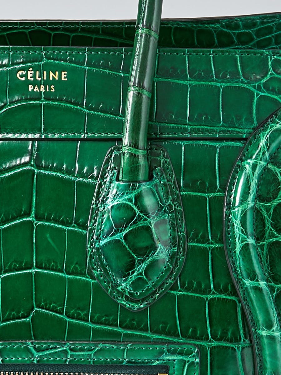 Tote Celine Green in Plastic - 15154120