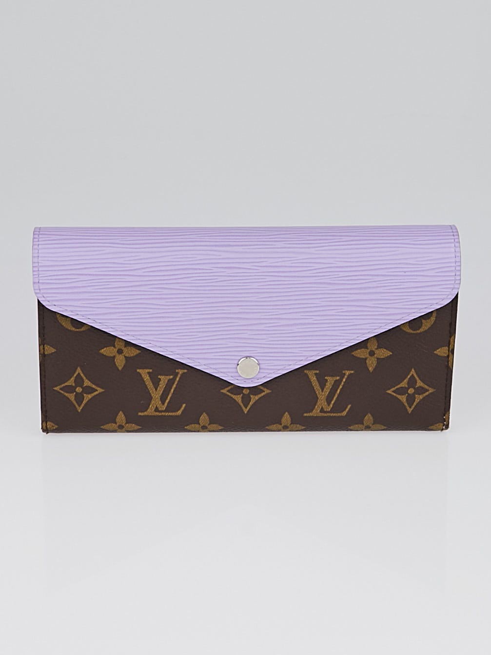 Louis Vuitton Lilac Epi Leather and Monogram Canvas Marie-Lou Long Wallet -  Yoogi's Closet