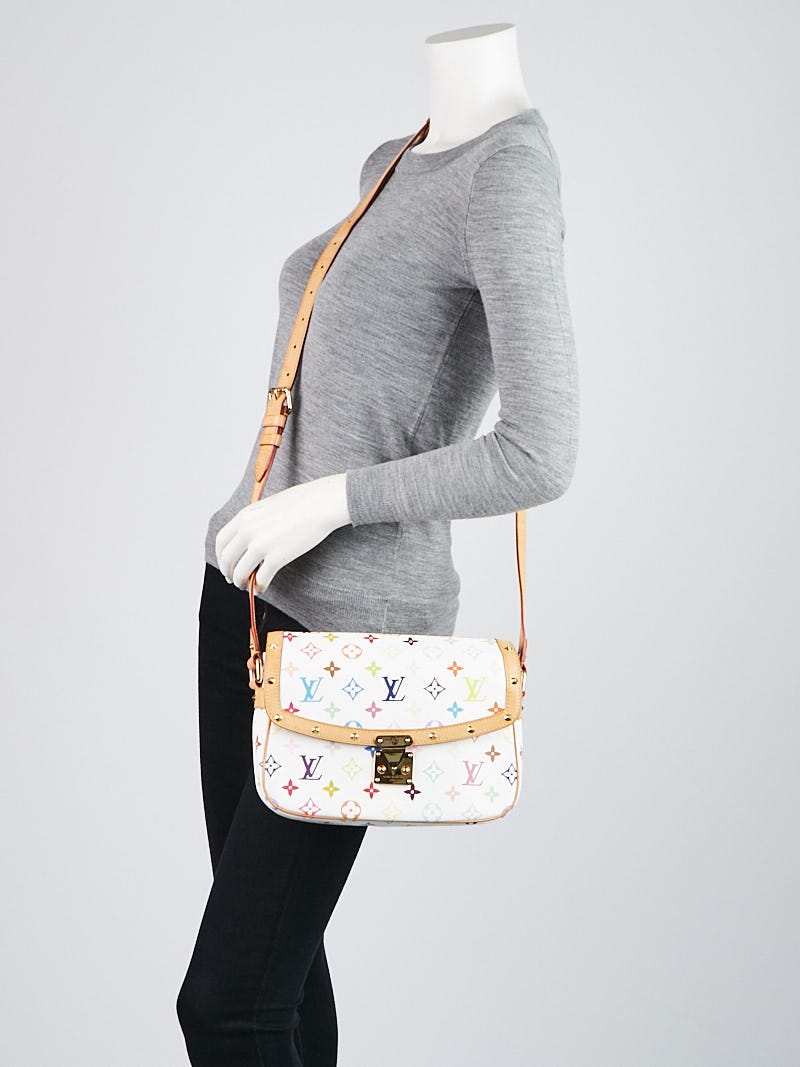 Louis Vuitton White Multicolore Sologne Bag - Yoogi's Closet