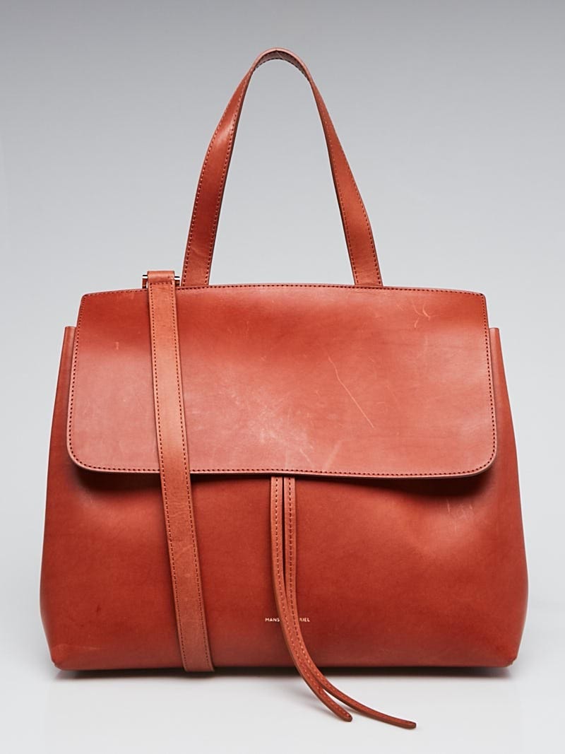 Mansur Gavriel Brown Vegetable Tanned Leather Crossbody Bag - Yoogi's Closet