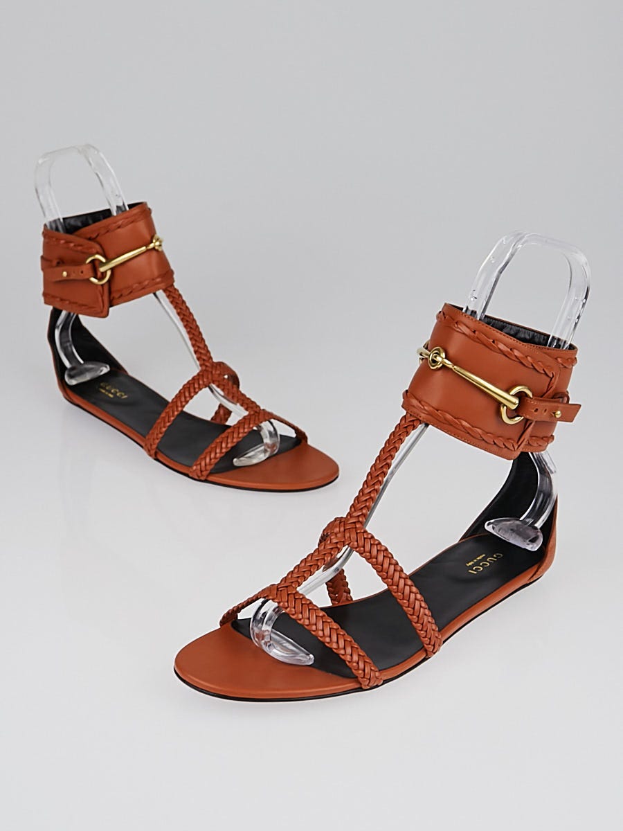 Gucci braided online sandals