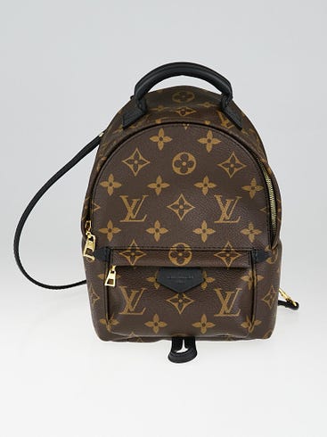 loui vuitton mini backpack Louis Palm Springs Monogram REDELUXE 6 width x 7.25 height x 3 depth x 1 handle dropCondition Louis Vuitton Monogram Palm Springs