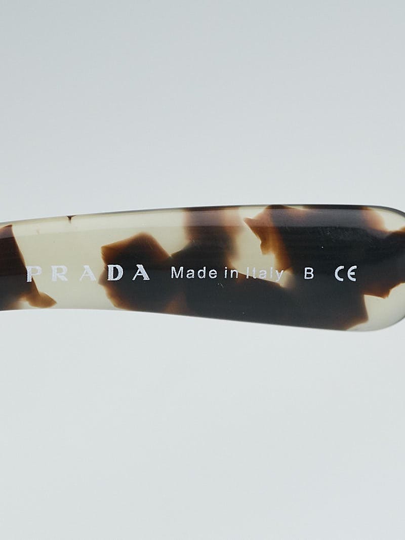 Prada Black Tortoise Shell Oversized Round Frame Baroque Prada Black Tortoise Shell Oversized Round Frame Baroque