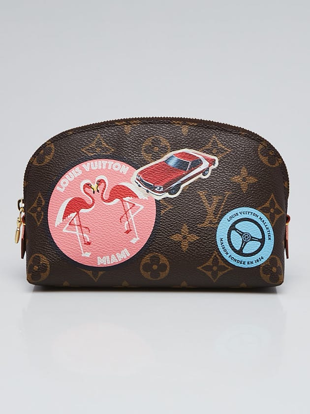 Louis Vuitton Limited Edition Monogram Canvas World Tour Cosmetic Pouch