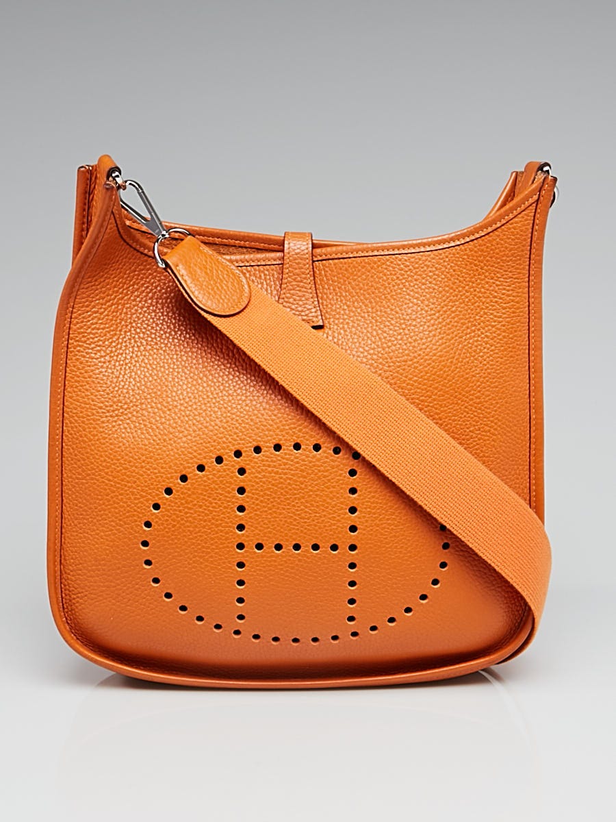 Hermes Orange Evelyne III GM Bag – The Closet