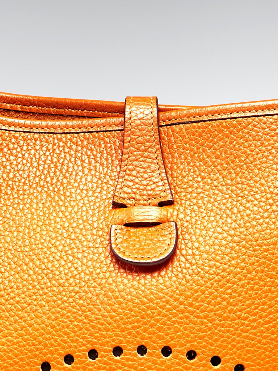 Hermes Orange Taurillon Clemence Evelyne TPM  – Season 2 Consign