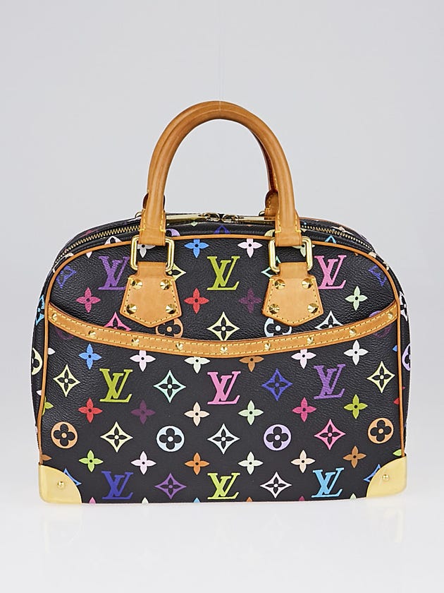 Louis Vuitton Black Monogram Multicolor Trouville Bag