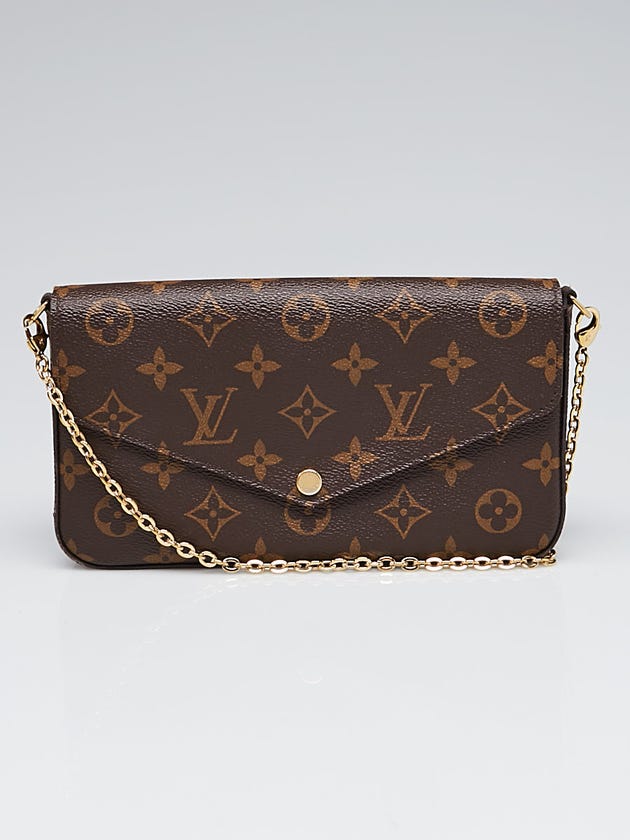 Louis Vuitton Monogram Canvas Felicie Chain Wallet Bag