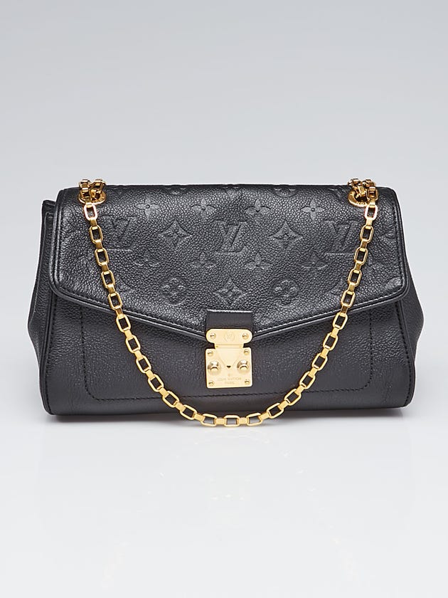 Louis Vuitton Black Monogram Empreinte Leather St Germain PM Bag