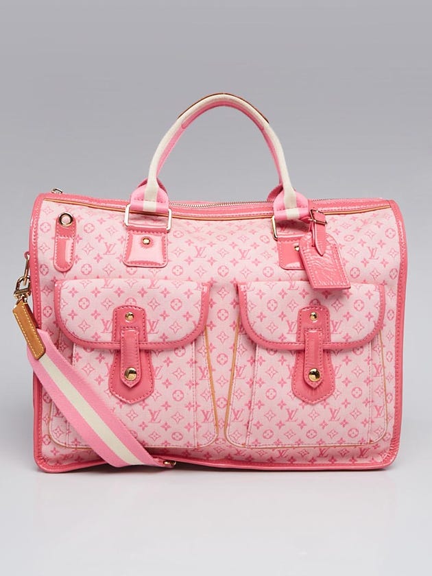 Louis Vuitton Pink Monogram Mini Lin Canvas Sac Mary Kate 48H Messenger Bag