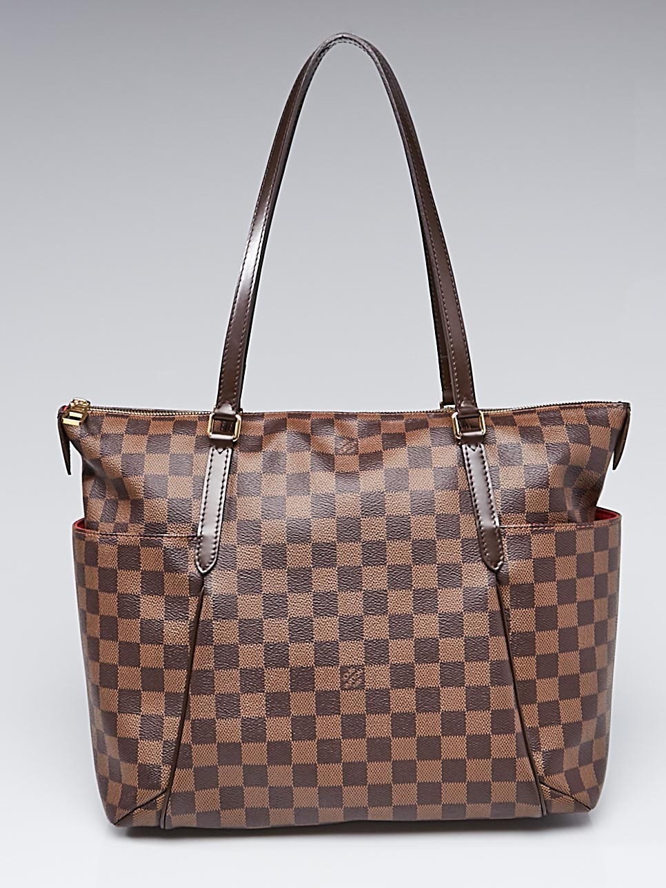 LOUIS VUITTON Damier Ebene Brown Totally MM Shoulder Bag