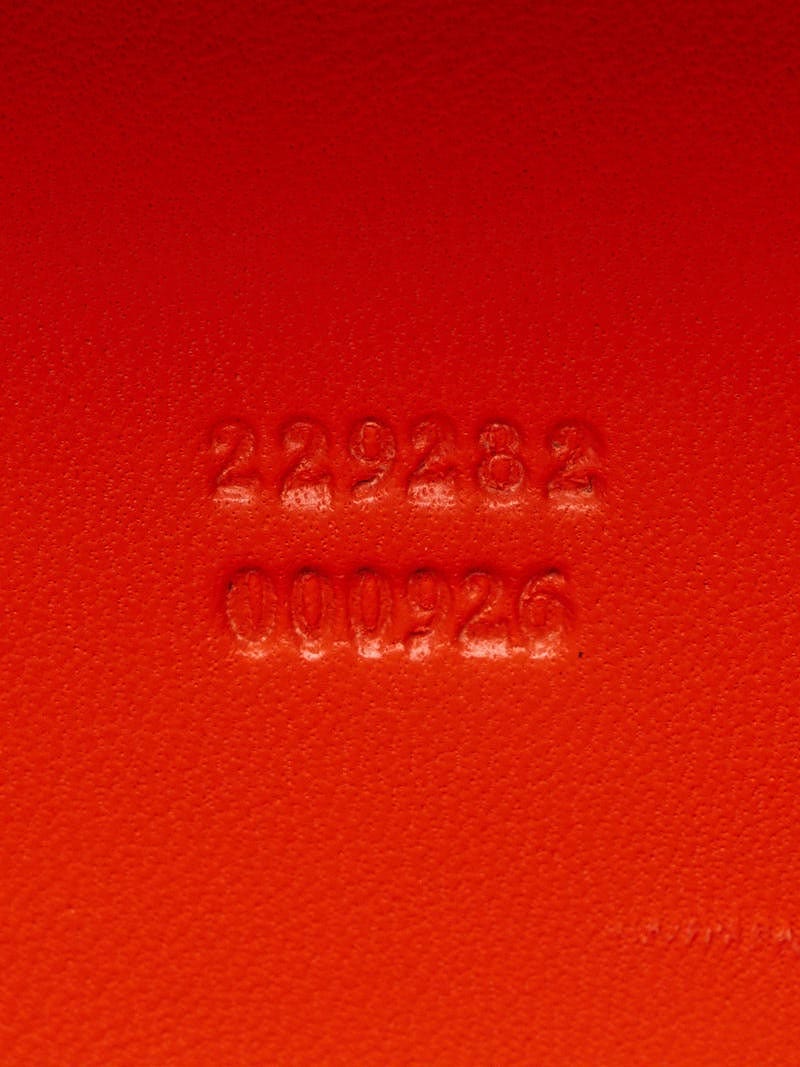 Alexander McQueen Orange Python Knuckle Box Clutch Bag | Yoogi's