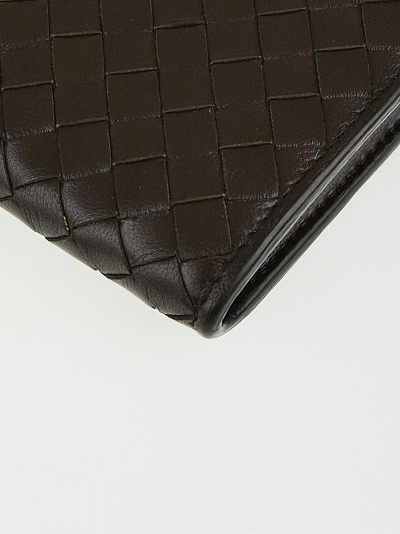長財布 BOTTEGA VENETA BLACK NAPPA LEATHER WALLET BOTTEGA VENETA Nappa Intrecciato Double Zip Clutch Wallet