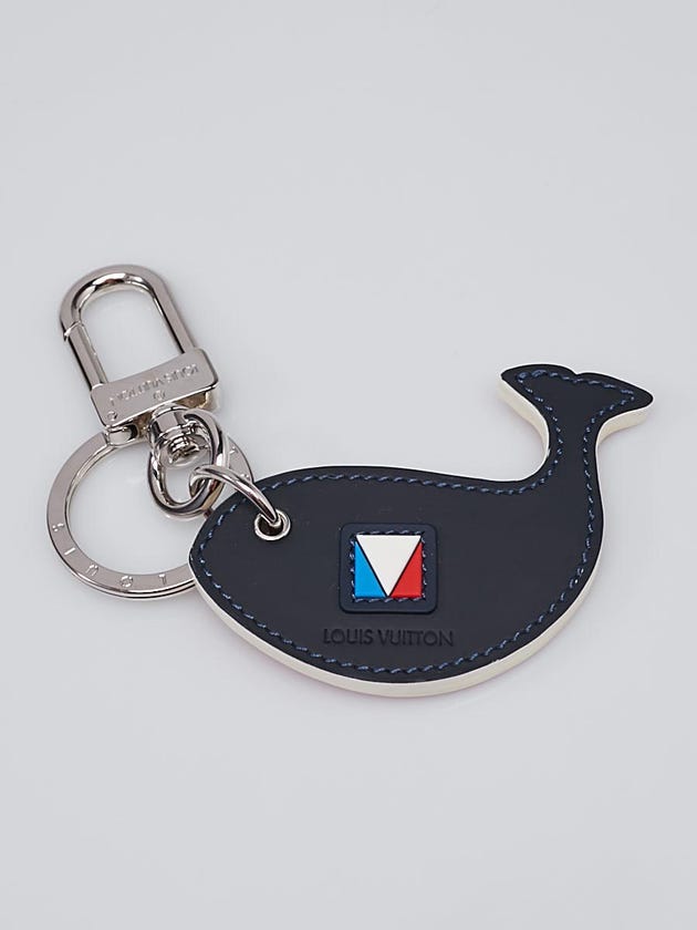 Louis Vuitton Red/Black Leather Waterline Whale Key Holder and Bag Charm