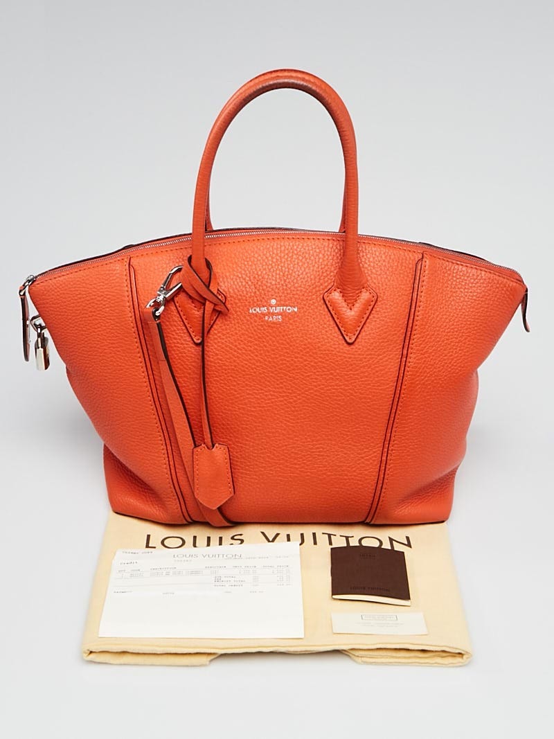 Louis Vuitton Red Taurillon Lockit PM at Jill's Consignment