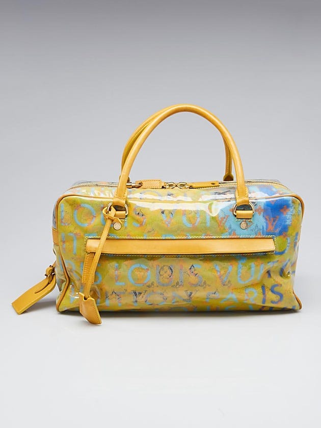 Louis Vuitton Richard Prince Jaune Denim Defile Weekender PM Pulp Bag