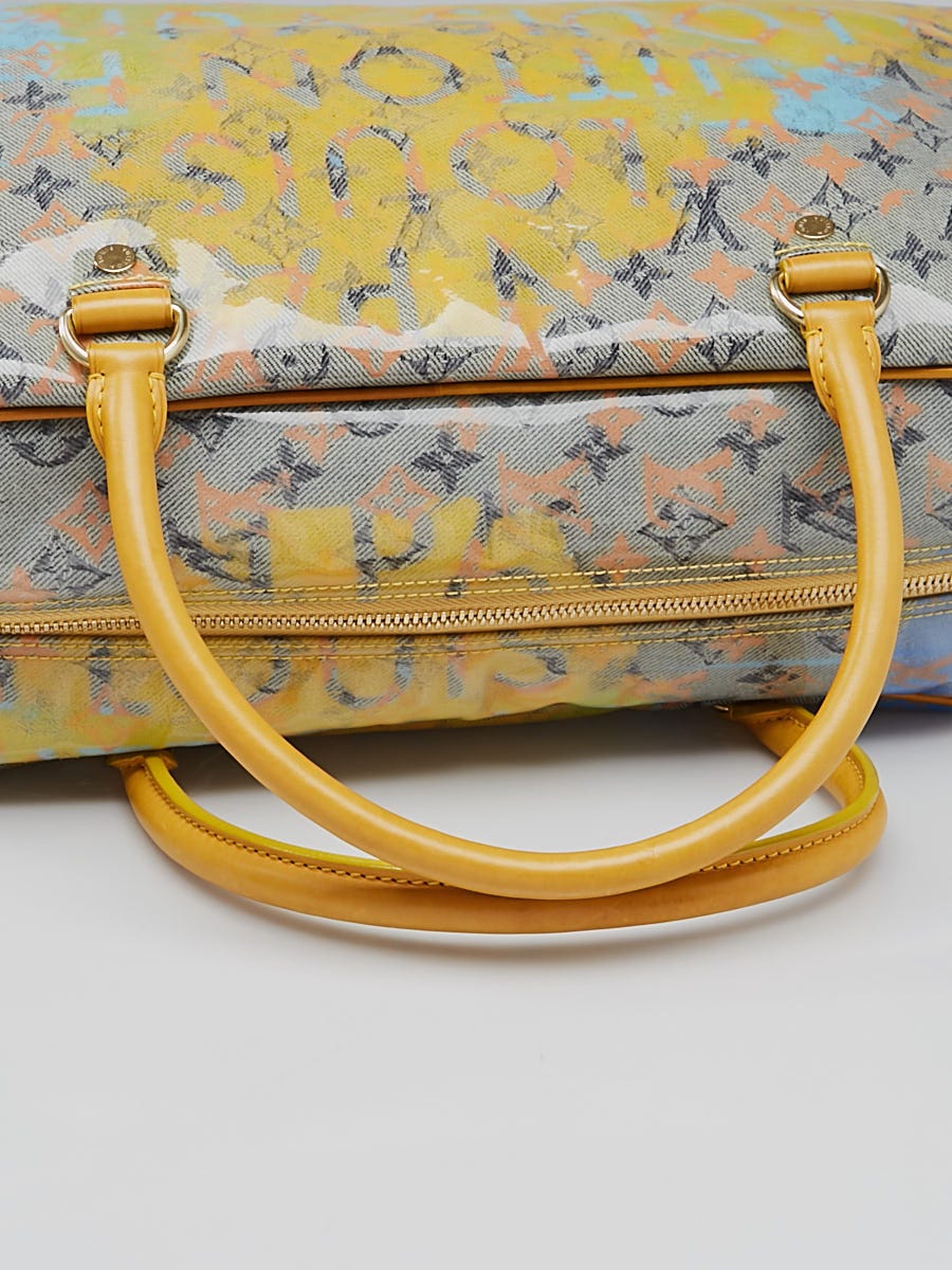 Sold at Auction: Louis Vuitton, LOUIS VUITTON x RICHARD PRINCE Handbag JAUNE  DENIM.