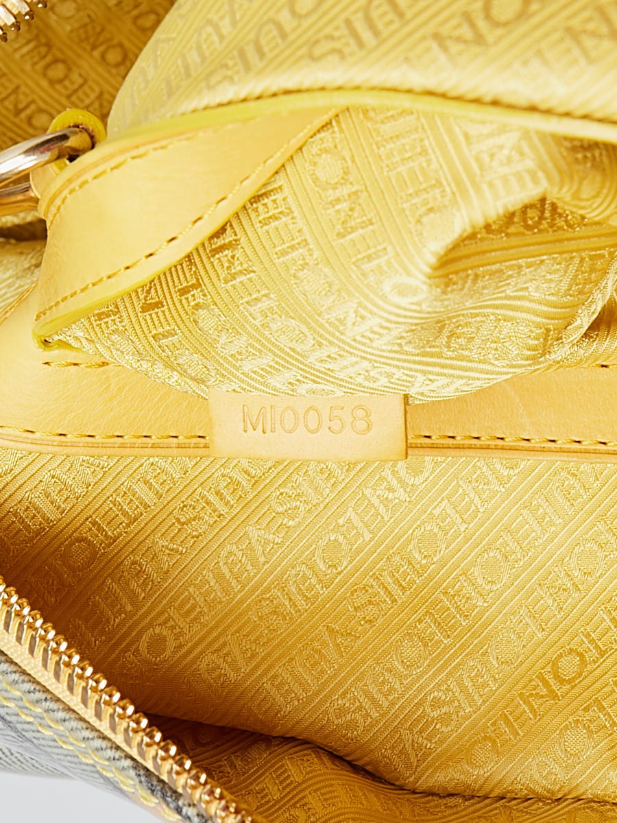 Louis Vuitton Limited Edition Richard Prince Jaune Denim Defile Weekender  PM Pulp Bag - Yoogi's Closet