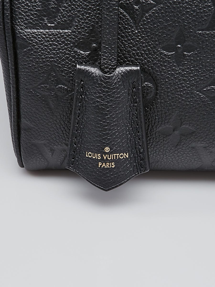 Louis Vuitton Black Giant Monogram Empreinte Speedy Bandoulière 20