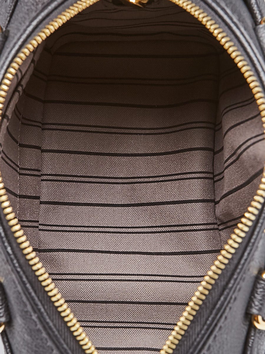 Louis Vuitton Noir Monogram Empreinte Leather Speedy Bandouliere 20 Bag -  Yoogi's Closet