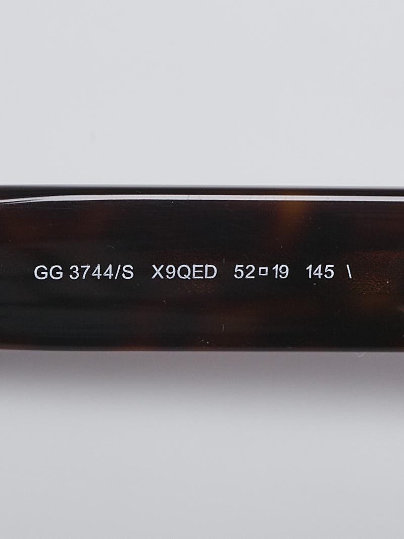 Gucci GG 3744/S C52 X9H (9C) sunglasses Gucci Brown Havanna Beige Sunglasses GG 3744/S | Yoogi main image 4