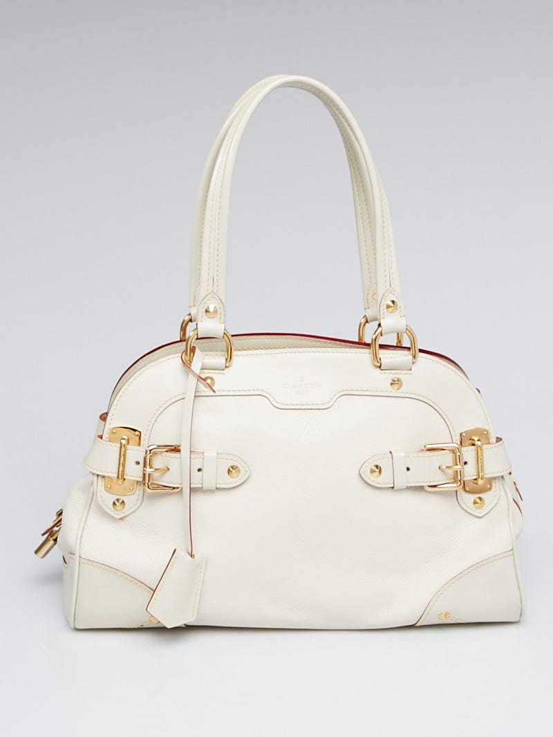 Louis Vuitton Cream/Off White Suhali Leather Le Radieux Bag Louis Vuitton