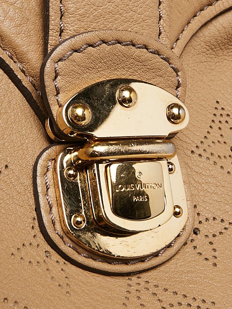 2009 Louis Vuitton Caramel Perforated Monogram Mahina Leather