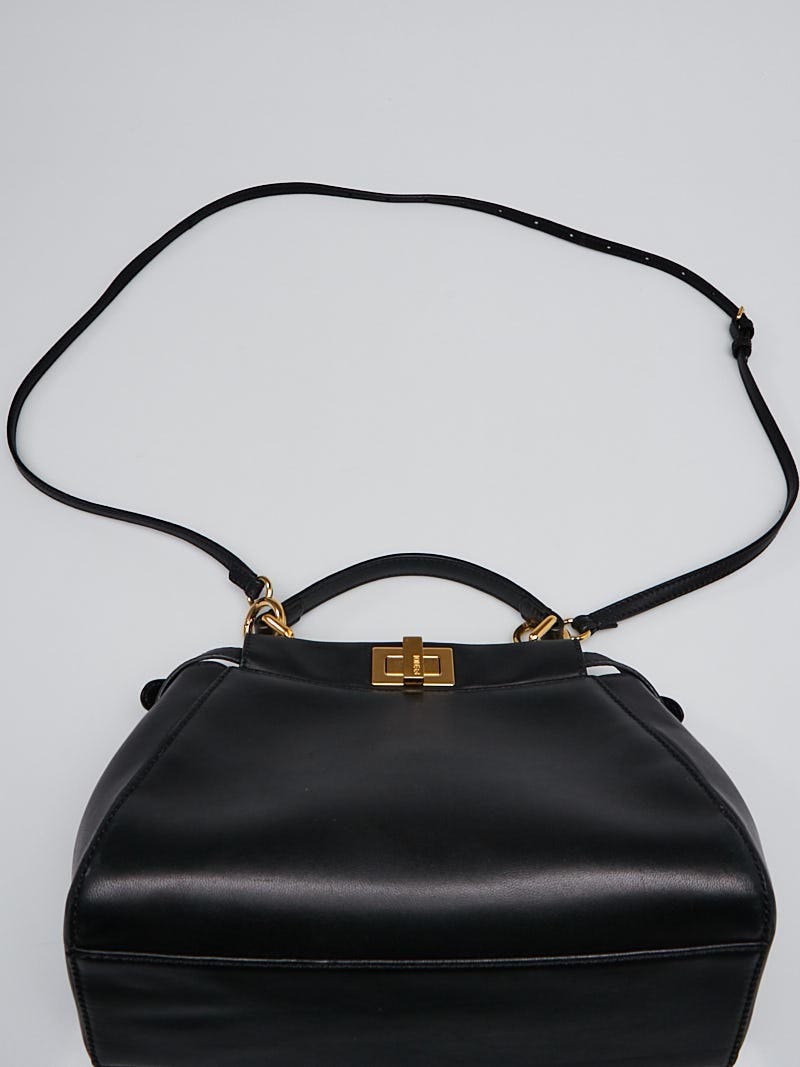 バッグ FENDI MINI PEEKABOO Peekaboo Mini Cuoio Romano leather White | Fendi