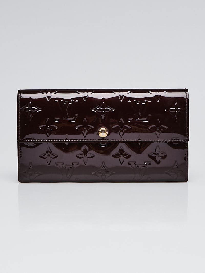 Louis Vuitton Amarante Monogram Vernis Sarah Wallet
