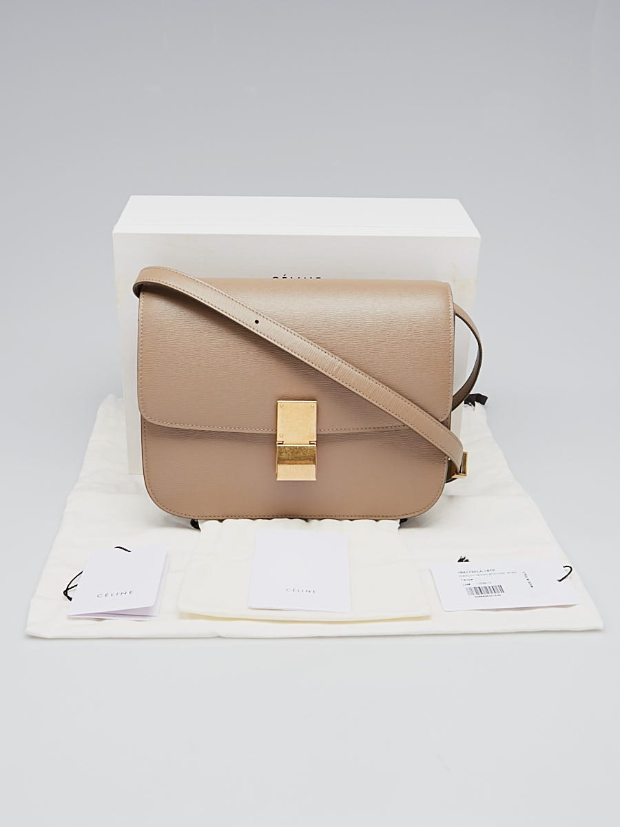 Celine box best sale bag taupe