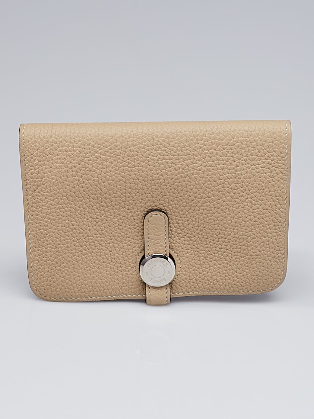 Hermes Clemence Leather Dogon Wallet