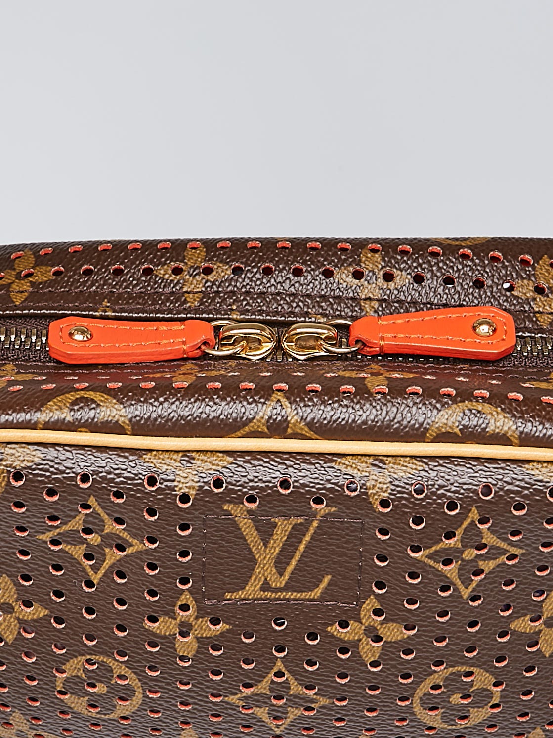 Louis Vuitton Limited Edition Orange Monogram Perforated Mini