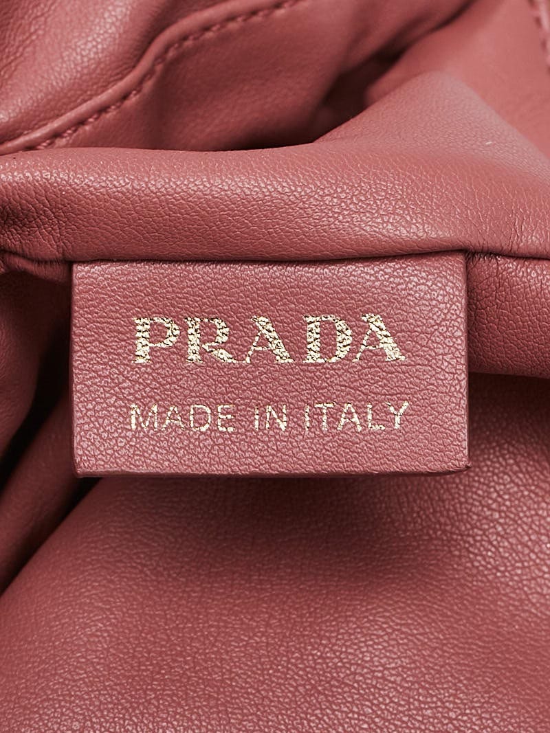 Prada Purple Saffiano Leather Top Handle Bauletto Bag BL0095 - Yoogi's  Closet