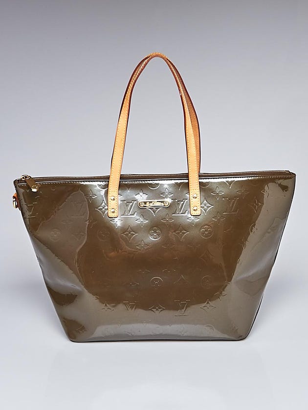 Louis Vuitton Vert Bronze Monogram Vernis Bellevue GM Bag