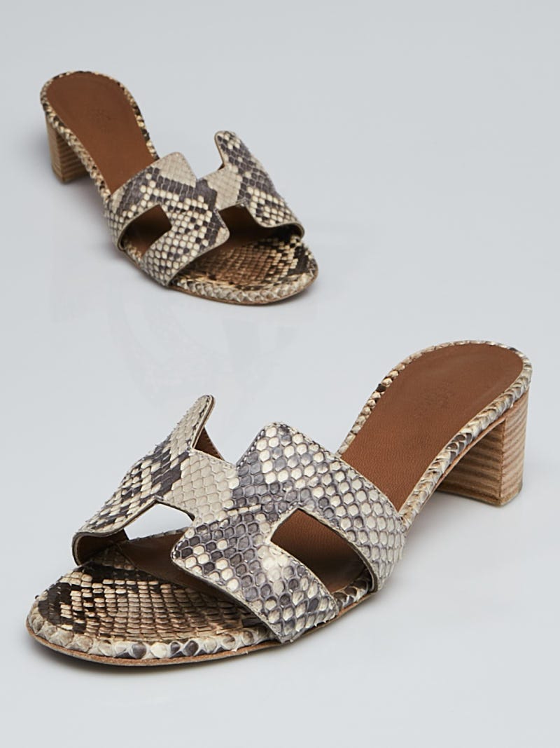 Hermes snakeskin hot sale sandals