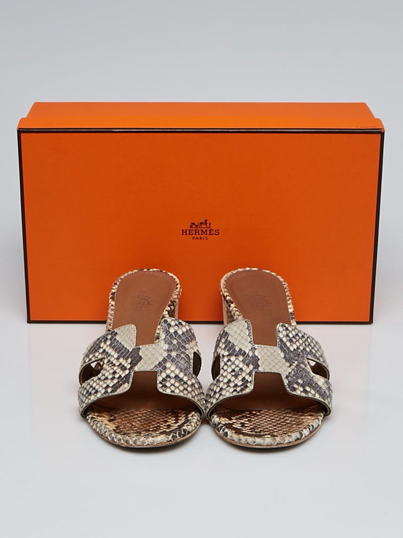 Hermes snakeskin hot sale sandals