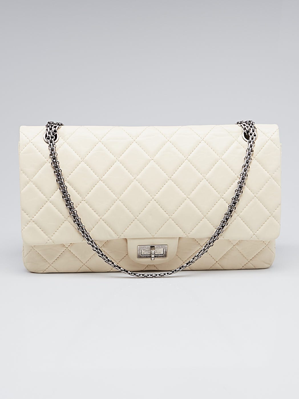 Chanel Light Beige 2.55 Reissue Quilted Classic 228 Flap Bag - Yoogi's  Closet