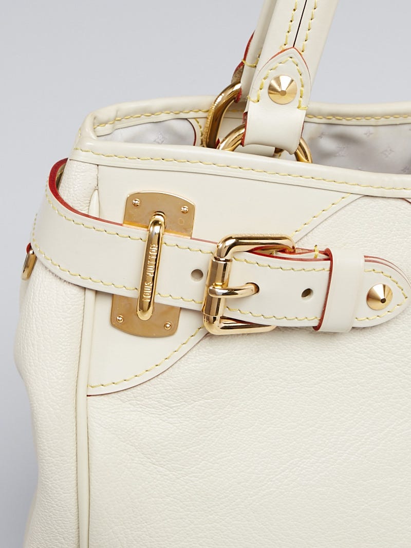 Louis Vuitton M95651 Milky White Suhali Goat Leather Le Majestueux