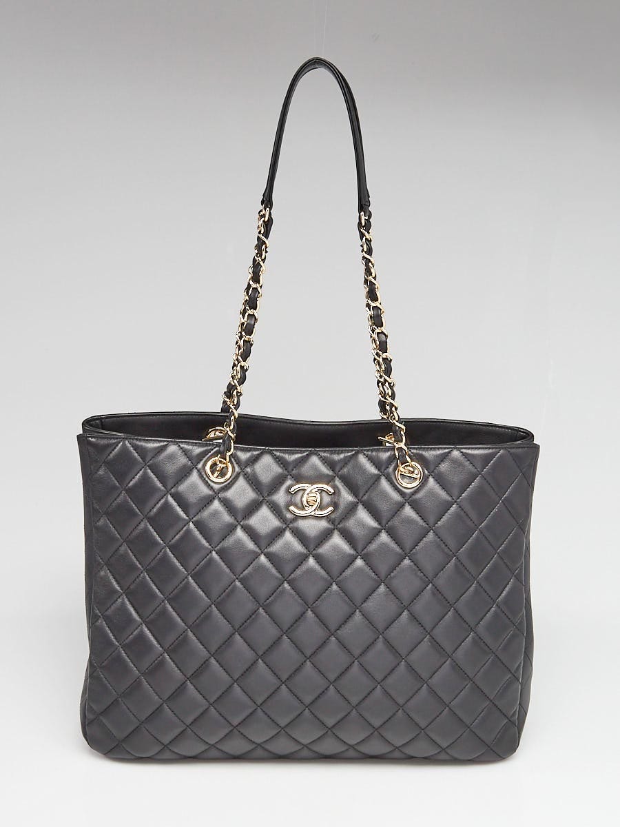 chanel classic shopping tote bag