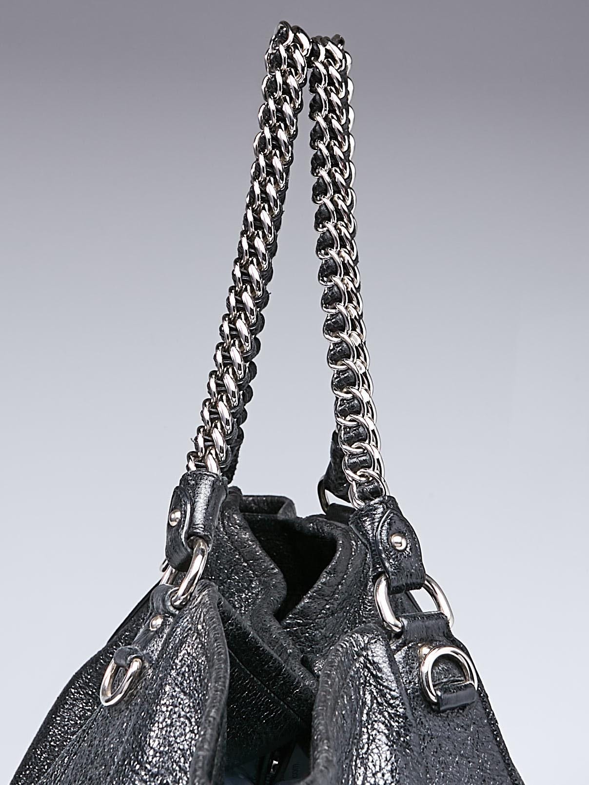 Prada Lux Chain Strap Shoulder Bag Cervo Leather Medium at 1stDibs