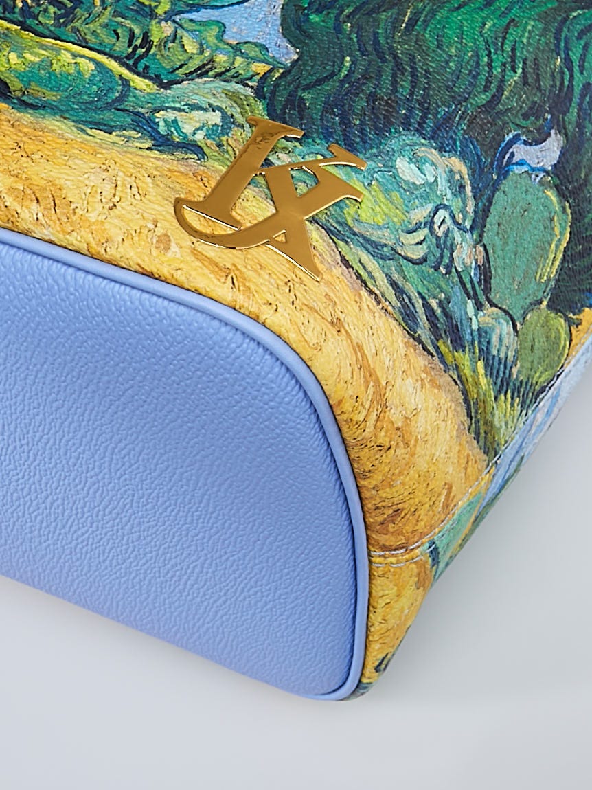 Sold at Auction: Limited Edition Louis Vuitton Jeff Koons Masters Van Gogh  MM Neverfull, in printed coated canvas and light blue leather accents  with