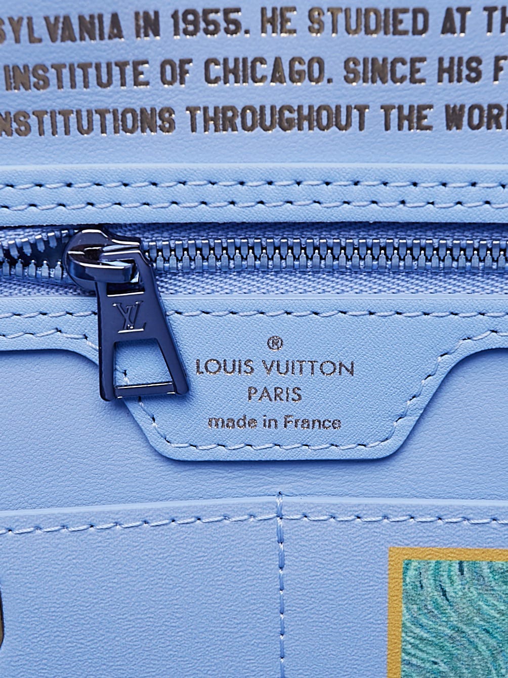 Louis Vuitton neverfull jeff koons van gogh Blue ref.51370 - Joli Closet