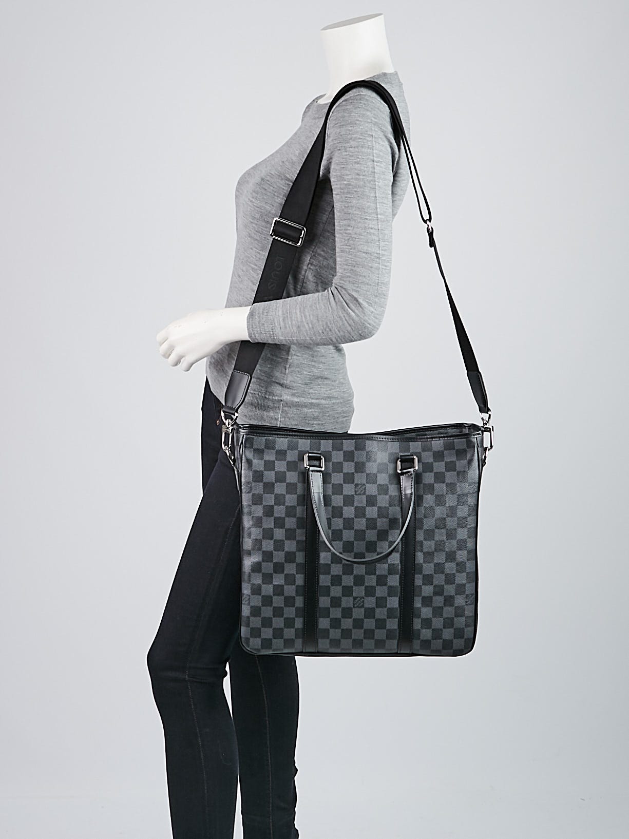 Louis Vuitton Damier Graphite Canvas Tadao Bag Louis Vuitton