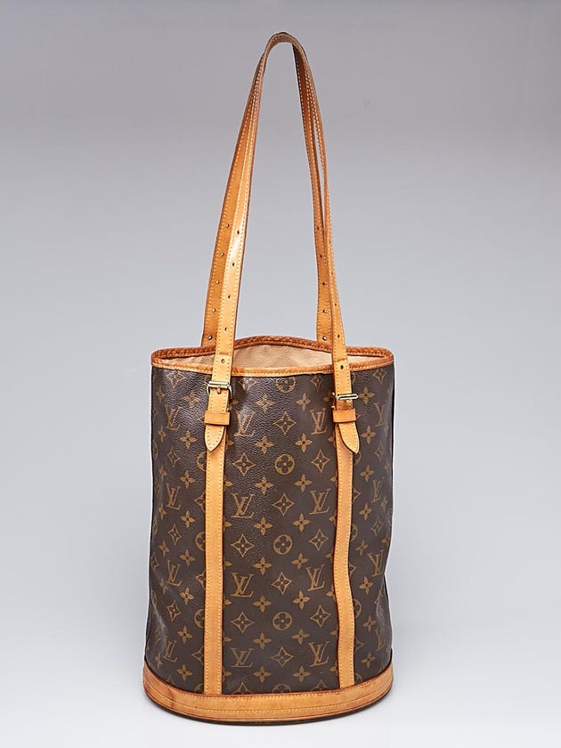 Louis Vuitton Monogram Canvas Large Bucket Bag w/o Accessories Pouch