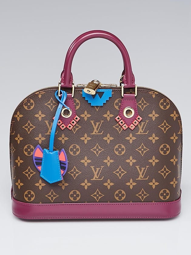 Louis Vuitton Magenta Monogram Canvas Totem Alma PM Bag
